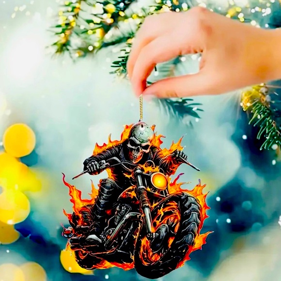 Holiday | New Flamin Rider Motorcycle Christmas Ornament | Poshmark